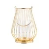 Lumarko Gold metal lattice candle holder 18x18x23 cm