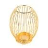 Lumarko Gold metal lattice candle holder 8,5x8,5x15,5 cm