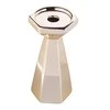 Lumarko Gold conical candle holder 8,5x8,5x17,5 cm