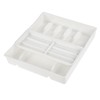 Keeeper Saugotojas konteineris Užtaisas Ant baldų su Slider Baltas Filippa 1046..