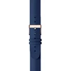 Withings odinė laikrodžio apyrankė, 18 mm, tamsiai mėlynos/rusvo aukso spalvos