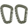 Max Fuchs Plastikinis D-formos žalias karabinas 7 mm x 8.5 cm