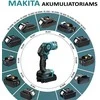 BZN LED prožektorius Makita akumuliatoriams 18V L5 500Lm 6W