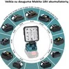 GZT LED šviestuvas Makita akumuliatoriams 18V L16 500 Lm 10W USB2A-R