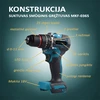 Suktuvas smūginis gręžtuvas Makita 18V akumuliatoriams MKF-0365