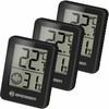 Bresser Temeo Hygro Indikatorius 3-unit Set, juodas