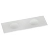 Levenhuk G50 2H Double Cavity Blank Slides, 50 vnt