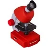 Mikroskopas Bresser Junior 40-640x - raudonas