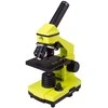 Mikroskopas Levenhuk Rainbow 2L PLUS Lime 64x - 640x su eksperimento komplektu K50