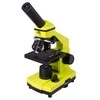 Mikroskopas Levenhuk Rainbow 2L PLUS Lime 64x - 640x su eksperimento komplektu K50