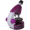 Mikroskopas vaikams, Levenhuk LabZZ M101 Amethyst, 40x-640x, su Eksperimento rinkiniu