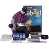 Mikroskopas vaikams, Levenhuk LabZZ M101 Amethyst, 40x-640x, su Eksperimento rinkiniu