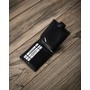 4U Cavaldi Portfel męski PU+sk&oacute;ra M621L-PU-6816 Juodas