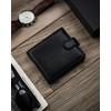 4U Cavaldi Portfel męski PU+sk&oacute;ra M621L-PU-6816 Juodas