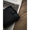 4U Cavaldi Portfel męski PU+sk&oacute;ra M621L-PU-6816 Juodas