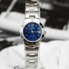 Moteriškas laikrodis Casio LTP-1241D-3A, su dėžute, Mėlynas ciferblatas