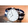 Laikrodis DANIEL WELLINGTON Glasgow Sidabrinis Ladies' Watch DW00100082 + BOX