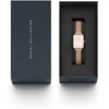 Moteriškas laikrodis DANIEL WELLINGTON Quadro Lumine Bezel Melrose Rožinė DW00100669 + BOX (zw519j)