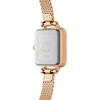 MOTERIŠKAS LAIKRODIS DANIEL WELLINGTON Quadro Mini Melrose 15mm DW00100727 + BOX (zw524c)