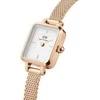 MOTERIŠKAS LAIKRODIS DANIEL WELLINGTON Quadro Mini Melrose 15mm DW00100727 + BOX (zw524c)
