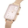 Moteriškas laikrodis DANIEL WELLINGTON Quadro Lumine Bezel Melrose Rožinė DW00100669 + BOX (zw519j)