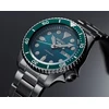 Vyriškas laikrodis Seiko 5 Sports SRPD61K1, sidabrinės ir žalios spalvos, su dėžute