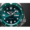 Vyriškas laikrodis Seiko 5 Sports SRPD61K1, sidabrinės ir žalios spalvos, su dėžute