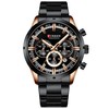 Laikrodis VYRIŠKŲ LAIKRODŽIŲ CURREN 8355 CHRONOGRAPH (zc028d) + BOX