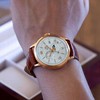 Orient Classic Sun &amp; Moon vyriškas laikrodis RA-AK0801S30B + BOX