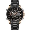 VYRIŠKAS LAIKRODIS NAVIFORCE - NF9146S (zn089c) - juodas/rosegold + dėžutė