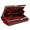 Lakuotas moteriškas piniginė iš natūralios odos Pierre Cardin 02 LEAF-N 117