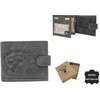 Always Wild Leather vyriška piniginė N992L-CHM Juodas