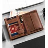 Skórzany portfel męski Peterson PTN N4-BE-BEAR