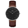 Moteriškas laikrodis DANIEL WELLINGTON Classic Juodas Sheffield Lady DW00100131 (zw508d)