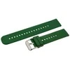 Pacific U27 rubber watch strap - dark žalias/sidabrinis - 20mm