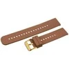 Pacific U27 rubber watch strap - ruda/auksinis - 18mm