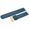 Pacific U27 rubber watch strap - navy mėlynas/auksinis - 18mm