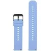 Pacific U27 rubber watch strap - light violetinė/juodas - 22mm