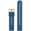 Pacific U27 rubber watch strap - navy mėlynas/auksinis - 18mm