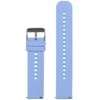Pacific U27 rubber watch strap - light violetinė/sidabrinis - 18mm