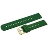 Pacific U27 rubber watch strap - dark žalias/auksinis - 20mm