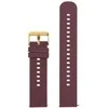 Pacific U27 rubber watch strap - violetinė/auksinis - 20mm