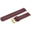 Pacific U27 rubber watch strap - violetinė/auksinis - 18mm
