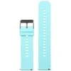 Pacific U27 rubber watch strap - mėlynas/sidabrinis - 22mm