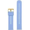 Pacific U27 rubber watch strap - light violetinė/auksinis - 20mm