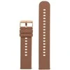 Pacific U27 rubber watch strap - ruda/rosegold - 22mm