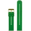 Pacific U27 rubber watch strap - žalias/auksinis - 18mm