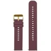 Pacific U27 rubber watch strap - violetinė/auksinis - 20mm