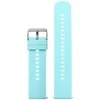 Pacific U27 rubber watch strap - mėlynas/sidabrinis - 18mm