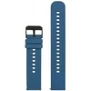 Pacific U27 rubber watch strap - navy mėlynas/juodas - 20mm